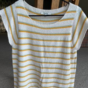 NWOT Madewell Short Sleeved Sweater Medium